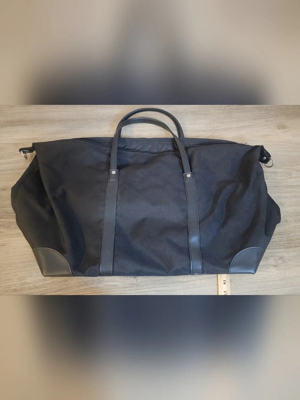 Chrysler Crossfire Touring Gear Duffel Bag Black Travel Weekender Bag 26x14